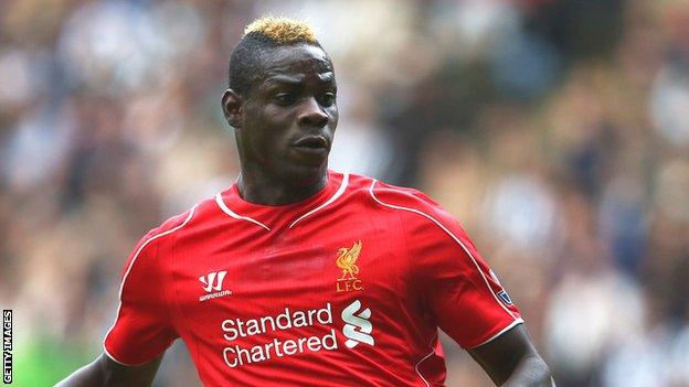 Liverpool striker Mario Balotelli