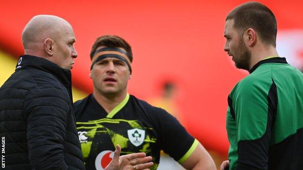 Paul O'Connell, CJ Stander and Iain Henderson