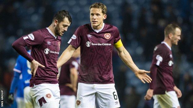 Hearts captain Christophe Berra has been told he is free to find another club