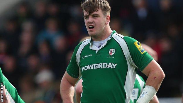 Jerry Sexton playing for London Irish