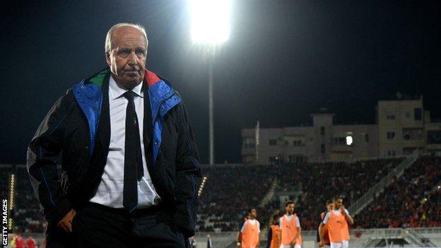 Italy coach Giampiero Ventura