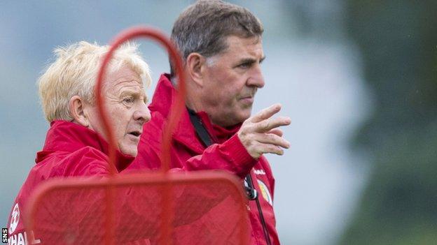 Mark McGhee (right)