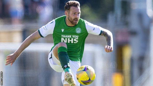 Martin Boyle in action for Hibs