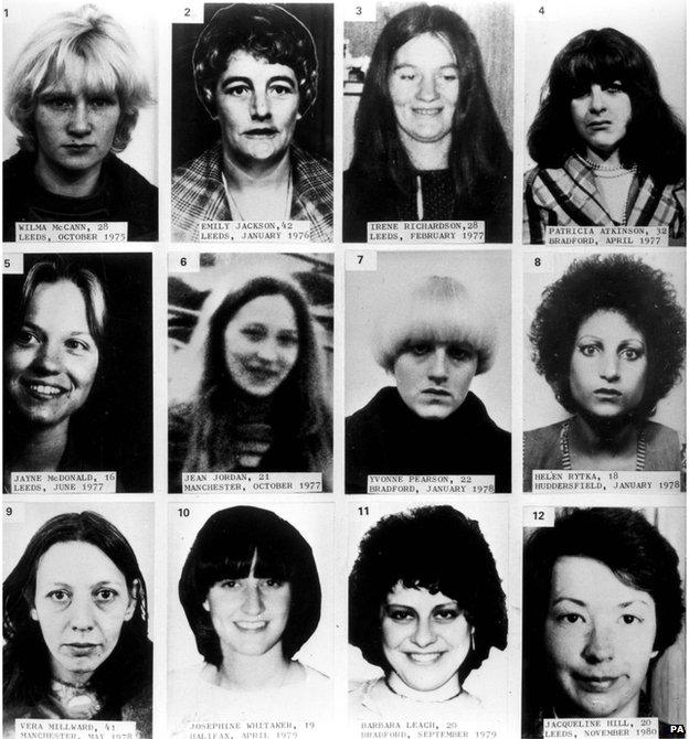 Victims of the Yorkshire Ripper