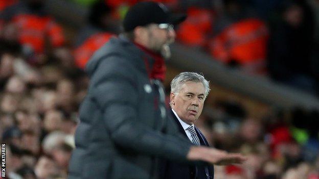 Jurgen Klopp (left) and Carlo Ancelotti