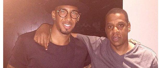 Jerome Boateng and Jay Z