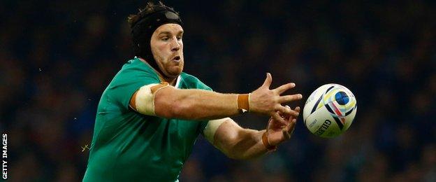 Ireland flanker Sean O'Brien