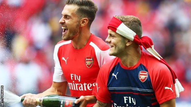 Aaron Ramsey and Jack Wilshere