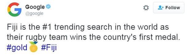 Fiji's win almost breaks the internet