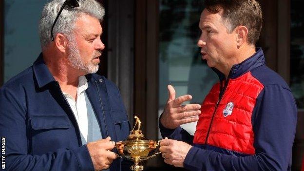 Darren Clarke and Davis Love