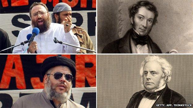 Omar Bakri Muhammad, Richard Cobden, Abu Hamza, John Bright