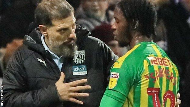 Slaven Bilic and Romaine Sawyers