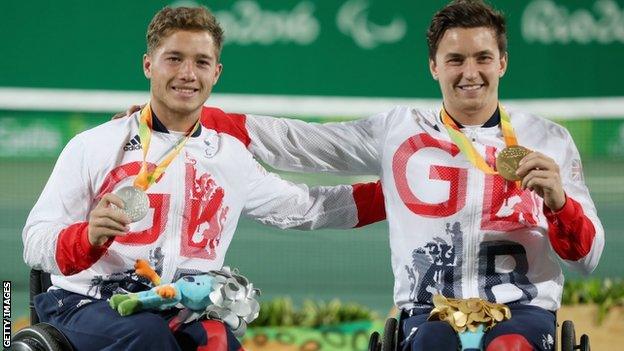 Alfie Hewett and Gordon Reid