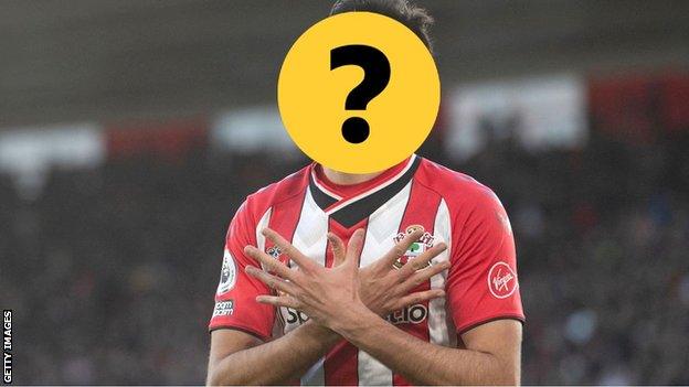 A Southampton player with a question mark over his face