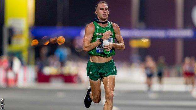 Stephen Scullion didn't wear the Nike Vaporfly shoe at last year's World Championship marathon but took the decision to wear them three weeks later at the Dublin Marathon