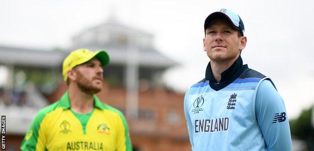 Eoin Morgan and Aaron Finch