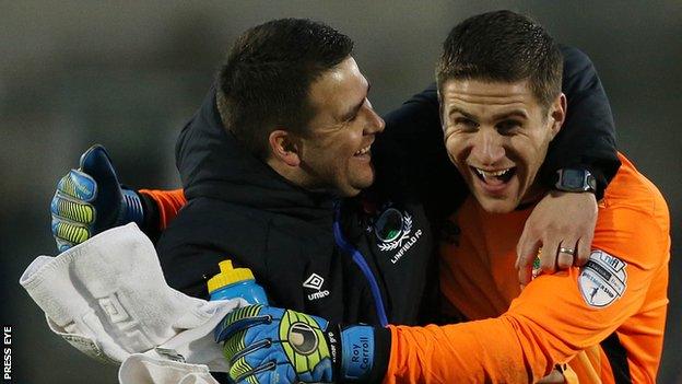 David Healy and Mark Haughey