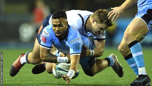 Cardiff centre Willis Halaholo has played seven internationals for Wales