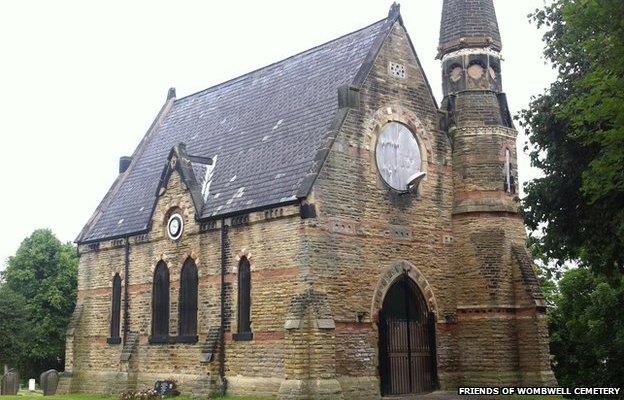 Chapel at Wombwell Cemetery