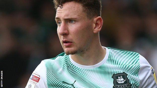 Callum McFadzean scored twice against Crewe on his Plymouth debut in a 3-0 win at Gresty Road on the opening day of the 2019-20 season