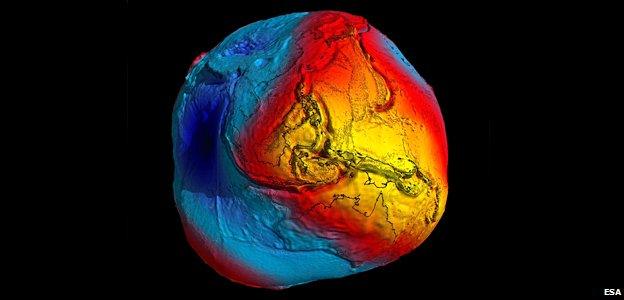 Goce geoid (Esa)