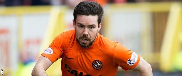 Dundee United forward Ryan Dow