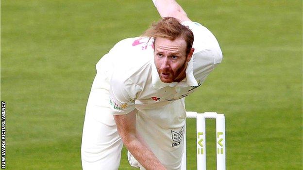 Andy Carter took 12 wickets in three Championship games in his previous spell with Glamorgan