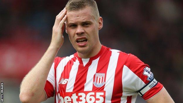 Stoke City skipper Ryan Shawcross