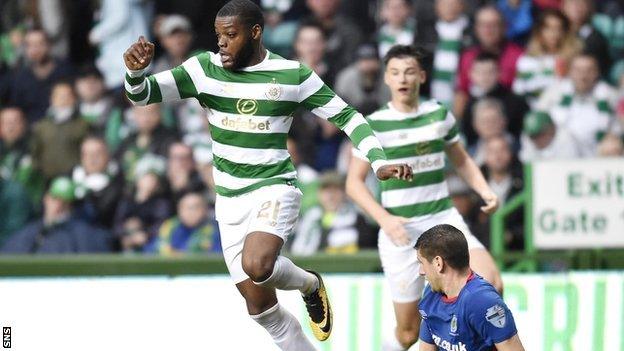 Celtic midfielder Olivier Ntcham