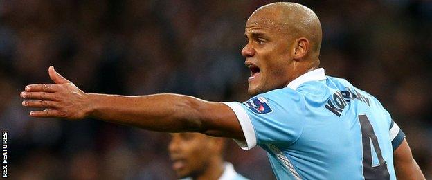 Manchester City and Belgium captain Vincent Kompany