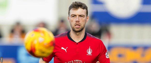 Rory Loy in action for Falkirk