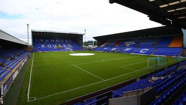 Tranmere Rovers' Prenton Park stadium