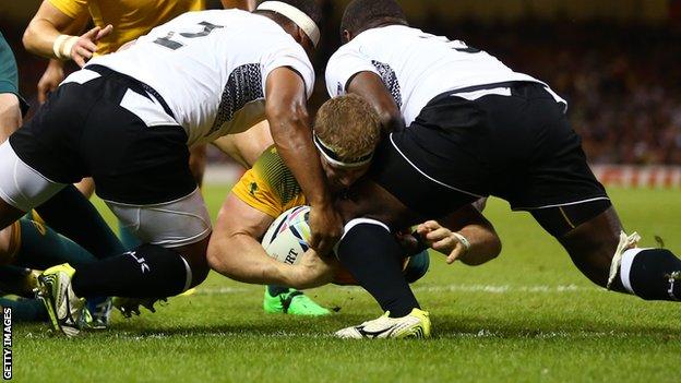 David Pocock - Australia v Fiji