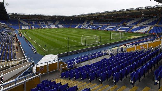 Birmingham City's St Andrew's stadium