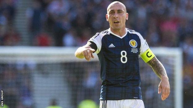 Scotland captain Scott Brown