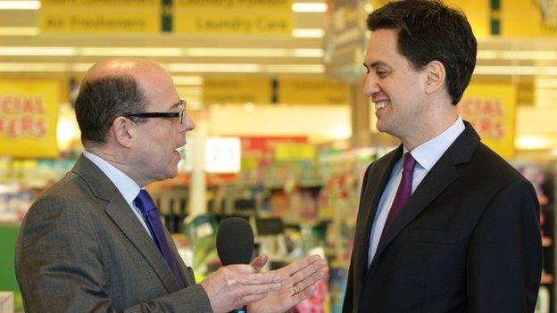 Nick Robinson interviewing Ed Miliband