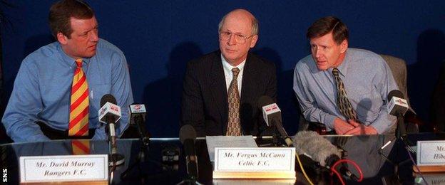 Rangers chairman David Murray and Fergus McCann