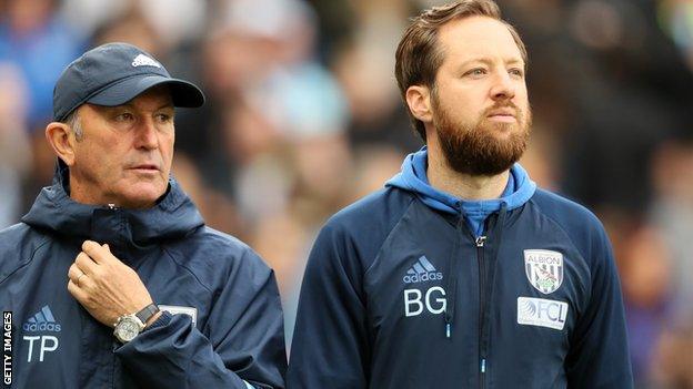 Ben Garner (right) with Tony Pulis