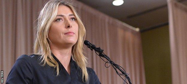 Five-time Grand Slam winner Sharapova has been provisionally suspended