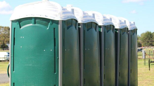 Portable toilets