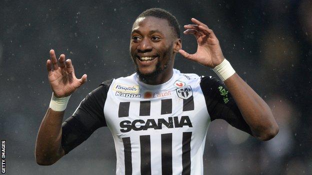 Cameroon and Angers forward Karl Toko Ekambi