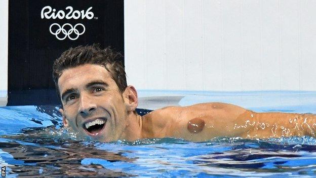 Phelps was joint second in the 100m butterfly