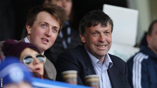 Sam Oyston (left) and father Karl