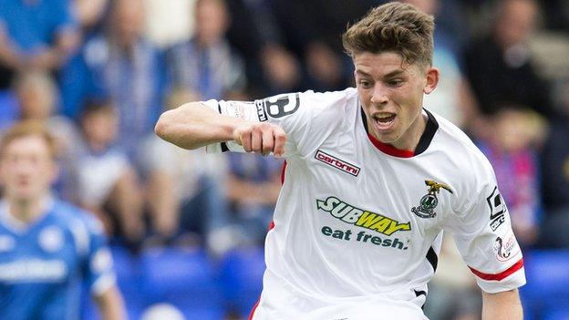 Inverness Caledonian Thistle midfielder Ryan Christie