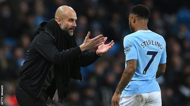 Pep Guardiola, Raheem Sterling
