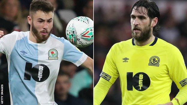 Blackburn's Ben Brereton (left) and Danny Graham