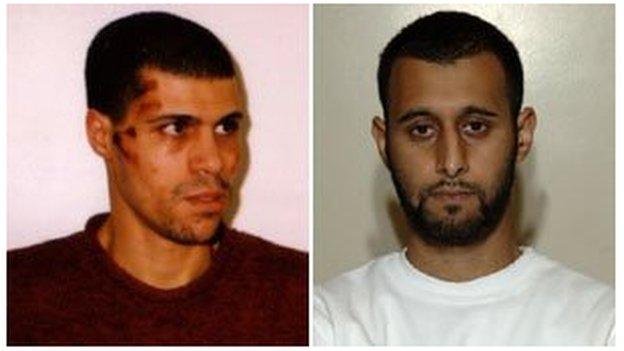 Kamel Bourgass and Tanvir Hussain