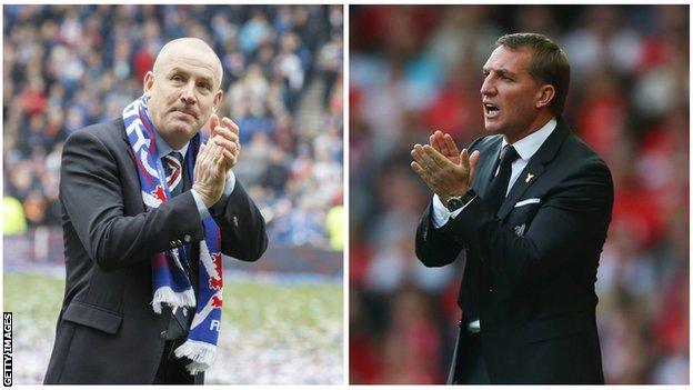 Mark Warburton and Brendan Rodgers