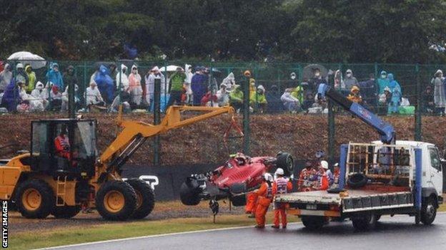 Carlos Sainz's Ferrari