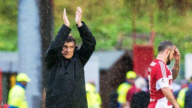 St Johnstone manager Tommy Wright